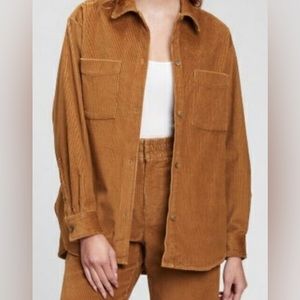 NEW GAP L courdoroy oversized shirt/jacket